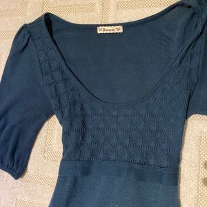 Forever 21 Blue Knit Dress